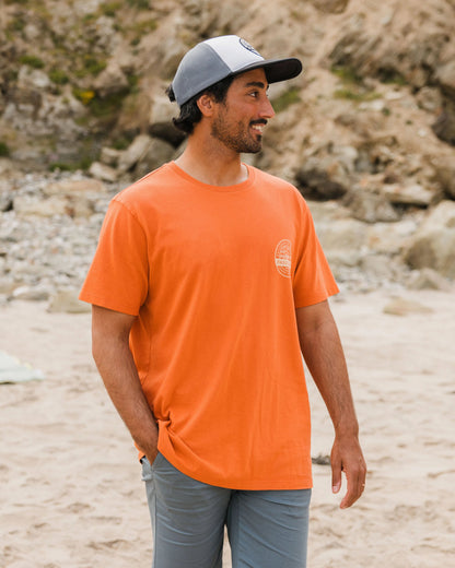 Odyssey Cotton T-Shirt - Burnt Orange - Lifestyle