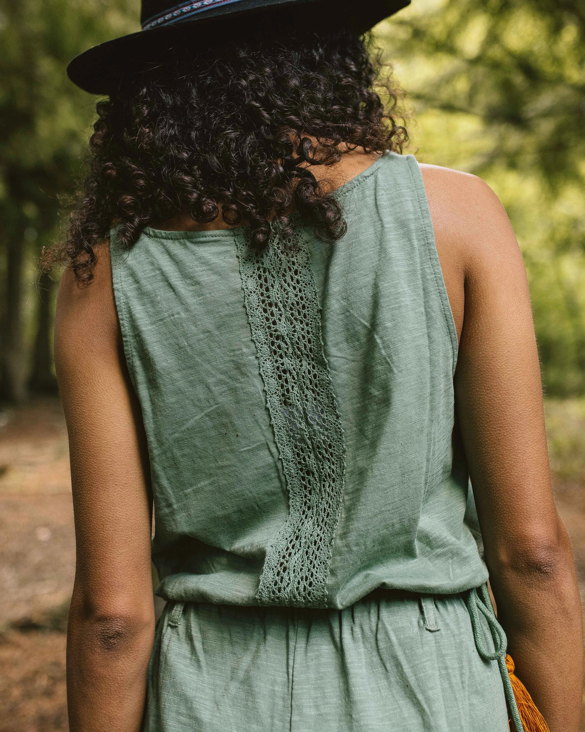 Eva Jumpsuit - Dark Ivy - Lifestyle
