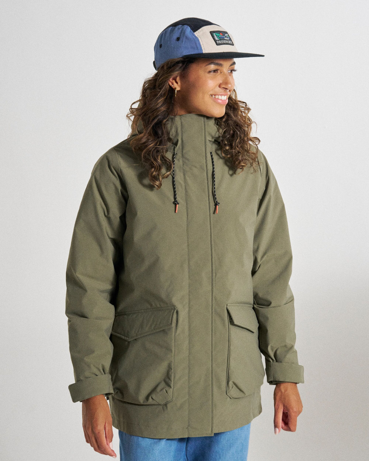 Alaska Insulated Parka - Dusty Olive - Studio Model
