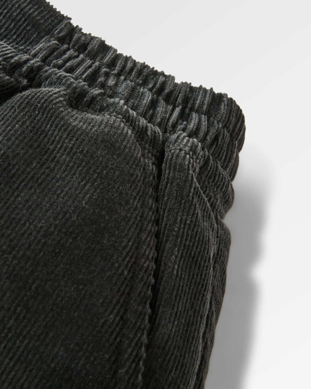 Someday Cotton Corduroy Trouser - Black - Flatlay