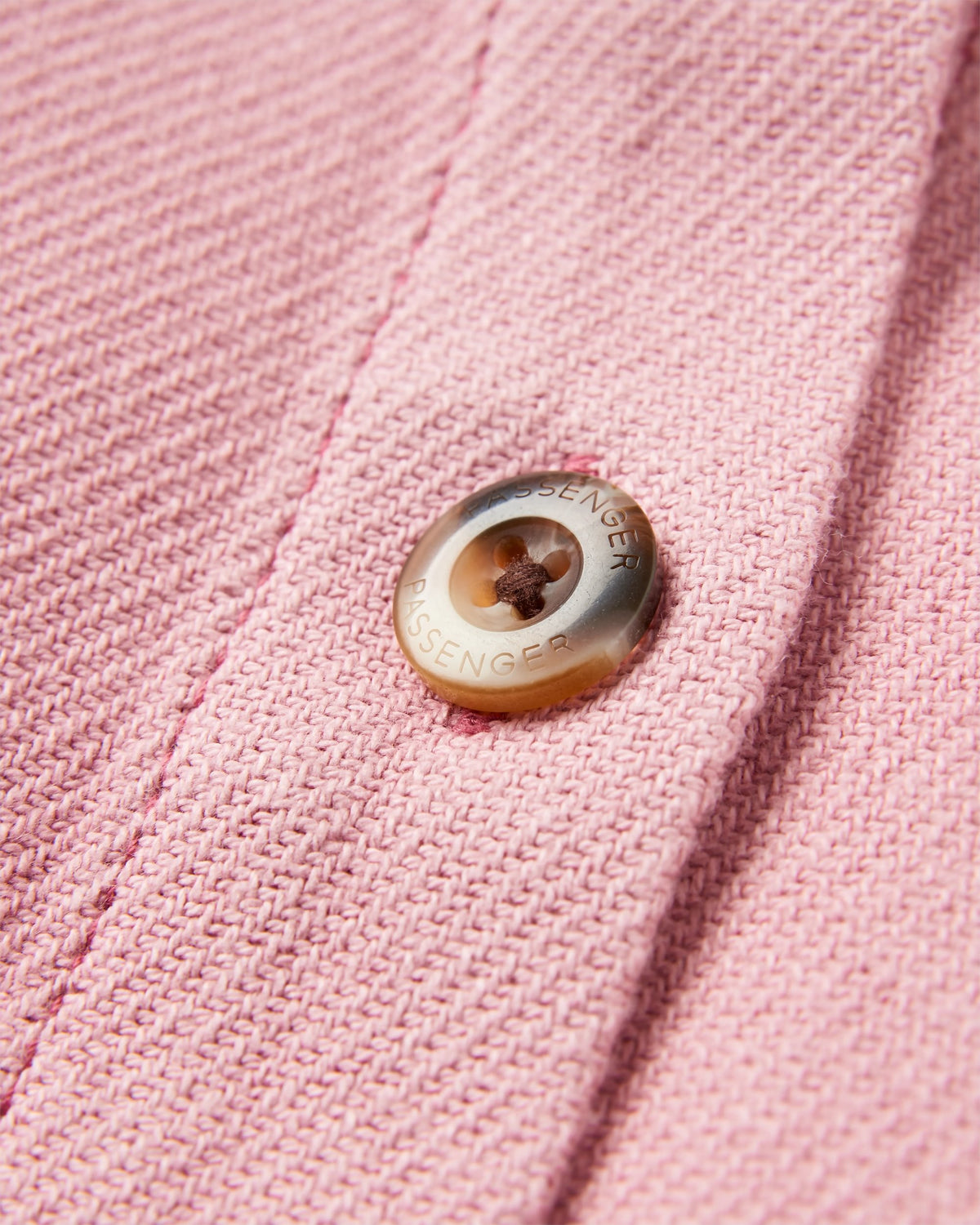 Maya Twill Overshirt - Pink Haze - Flatlay
