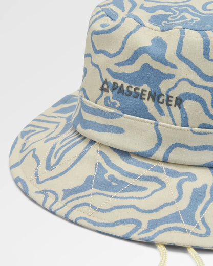 Shaded Bucket Hat - Strata Swirl Birch - Flatlay