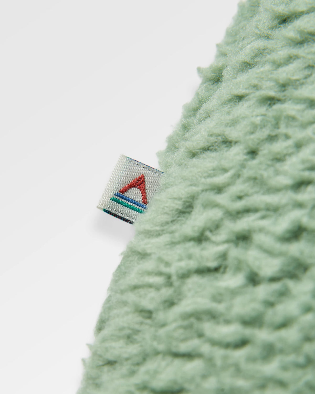 Rappel Sherpa Oversized Shirt - Pistachio - Flatlay