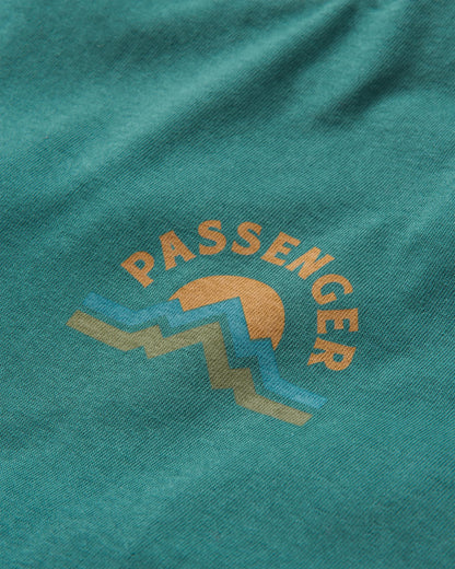 Riser LS T-Shirt - Mediterranean - Flatlay