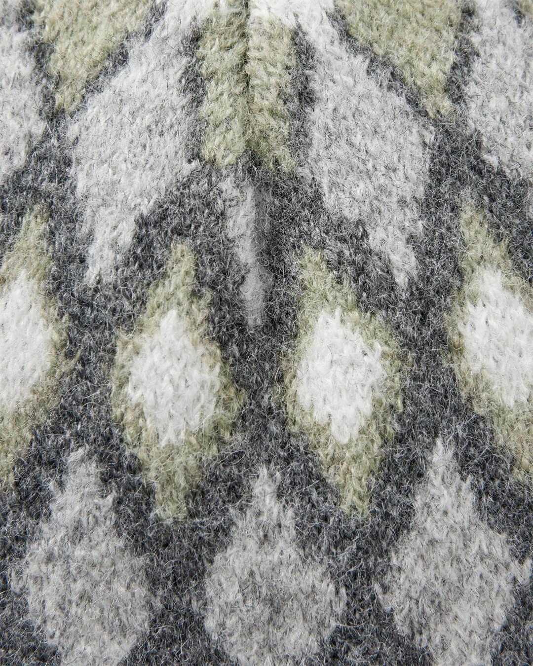 Snowdrop Bobble Hat - Grey Marl - Flatlay