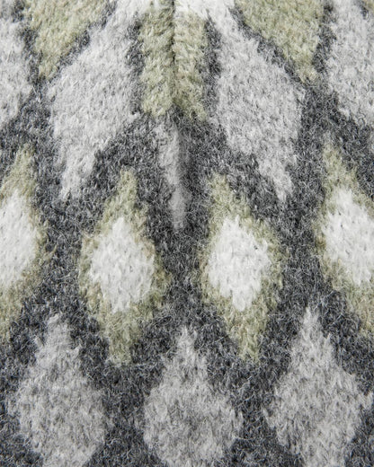 Snowdrop Bobble Hat - Grey Marl - Flatlay