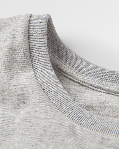 Made To Roam T-Shirt - Grey Marl - Flatlay