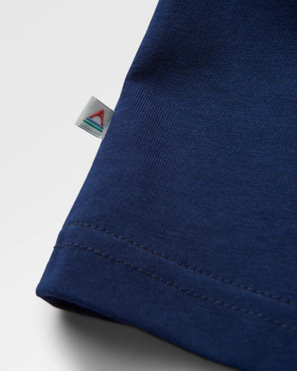 Nova Cotton T-Shirt - Rich Navy - Flatlay