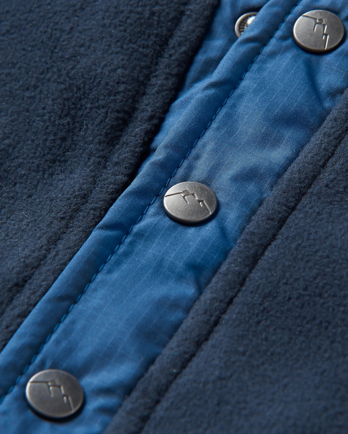 Adrift Polar Fleece - Deep Navy - Flatlay