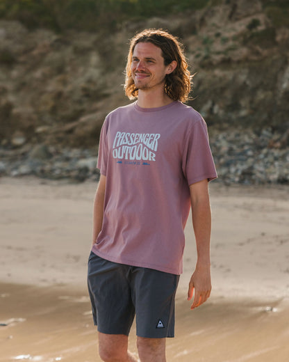 Yuca T-Shirt - Grape - Lifestyle