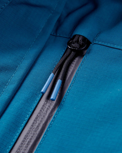 Cloudmont Waterproof Down Parka - Tidal Blue - Flatlay