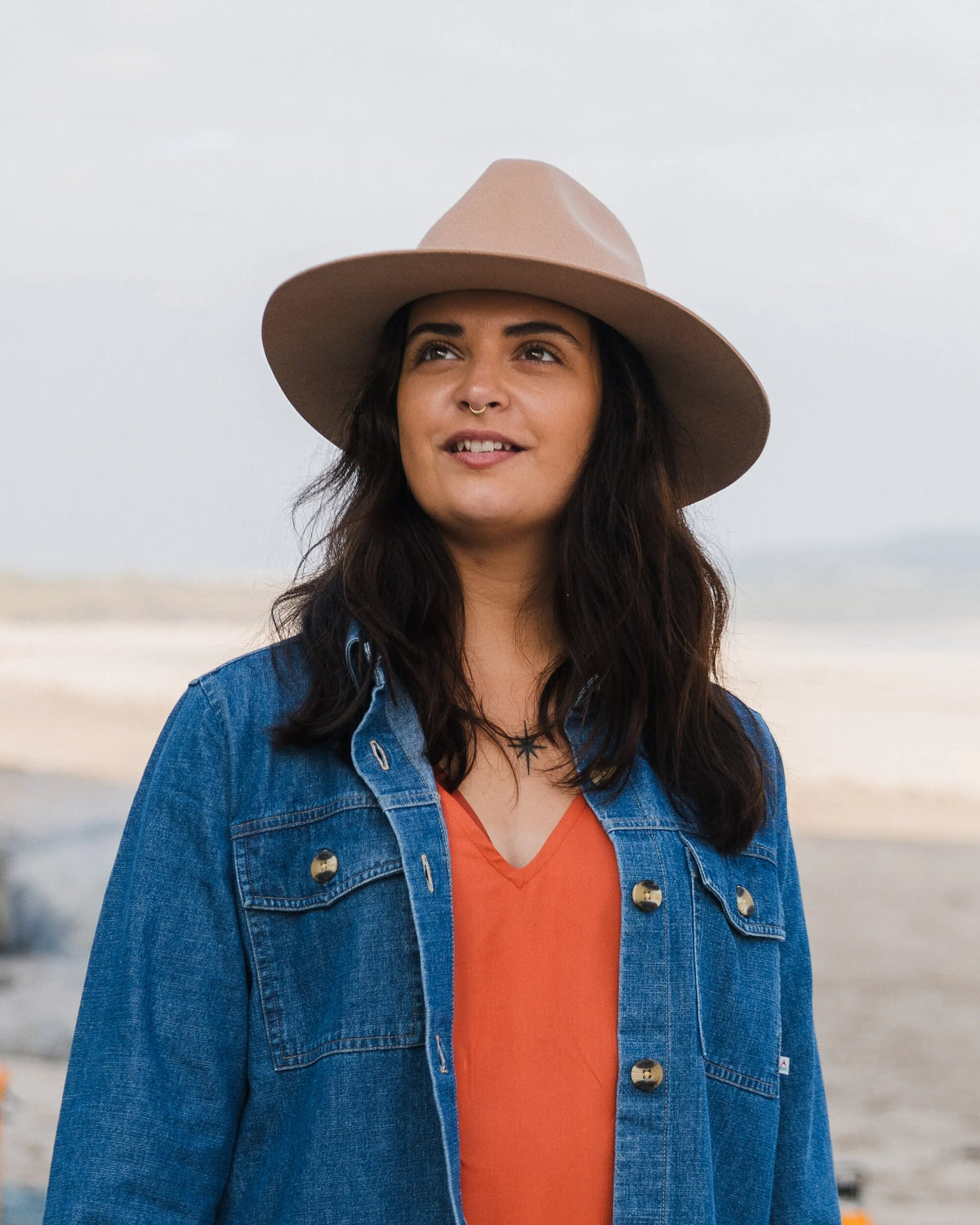 Outback Fedora - Tan - Lifestyle - Female