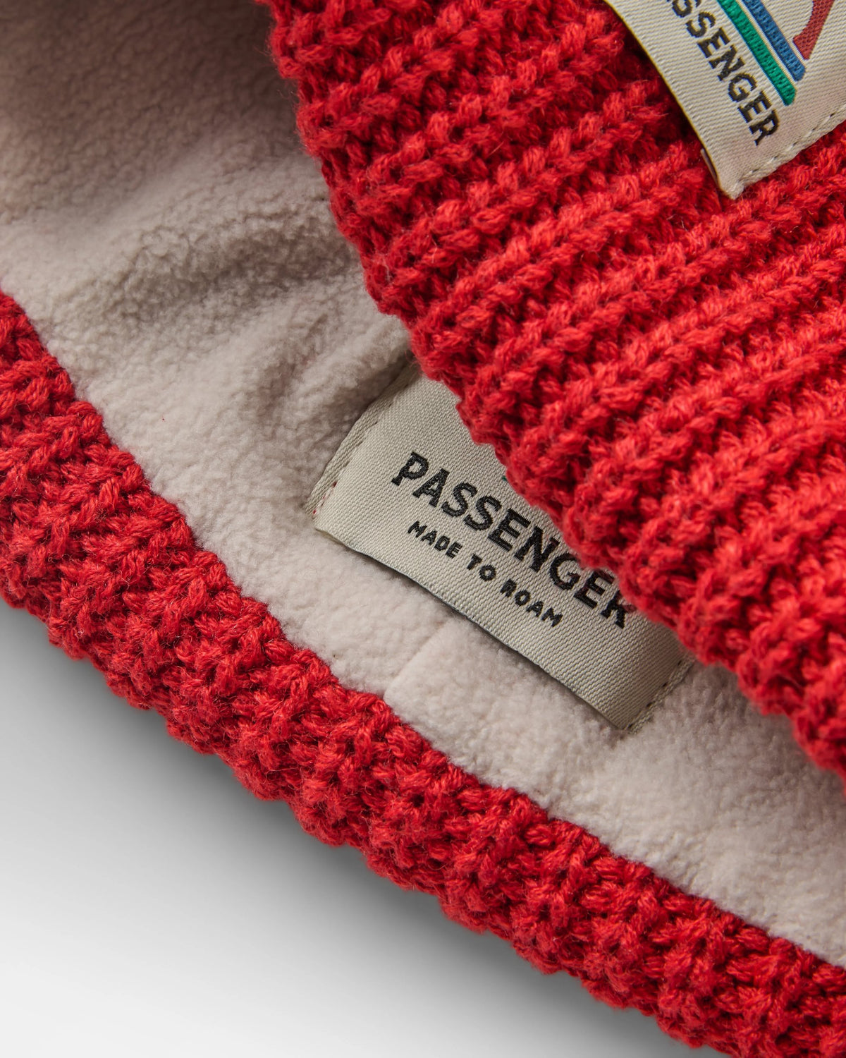 Beechwood Fleece Lined Beanie - Chilli - Flatlay