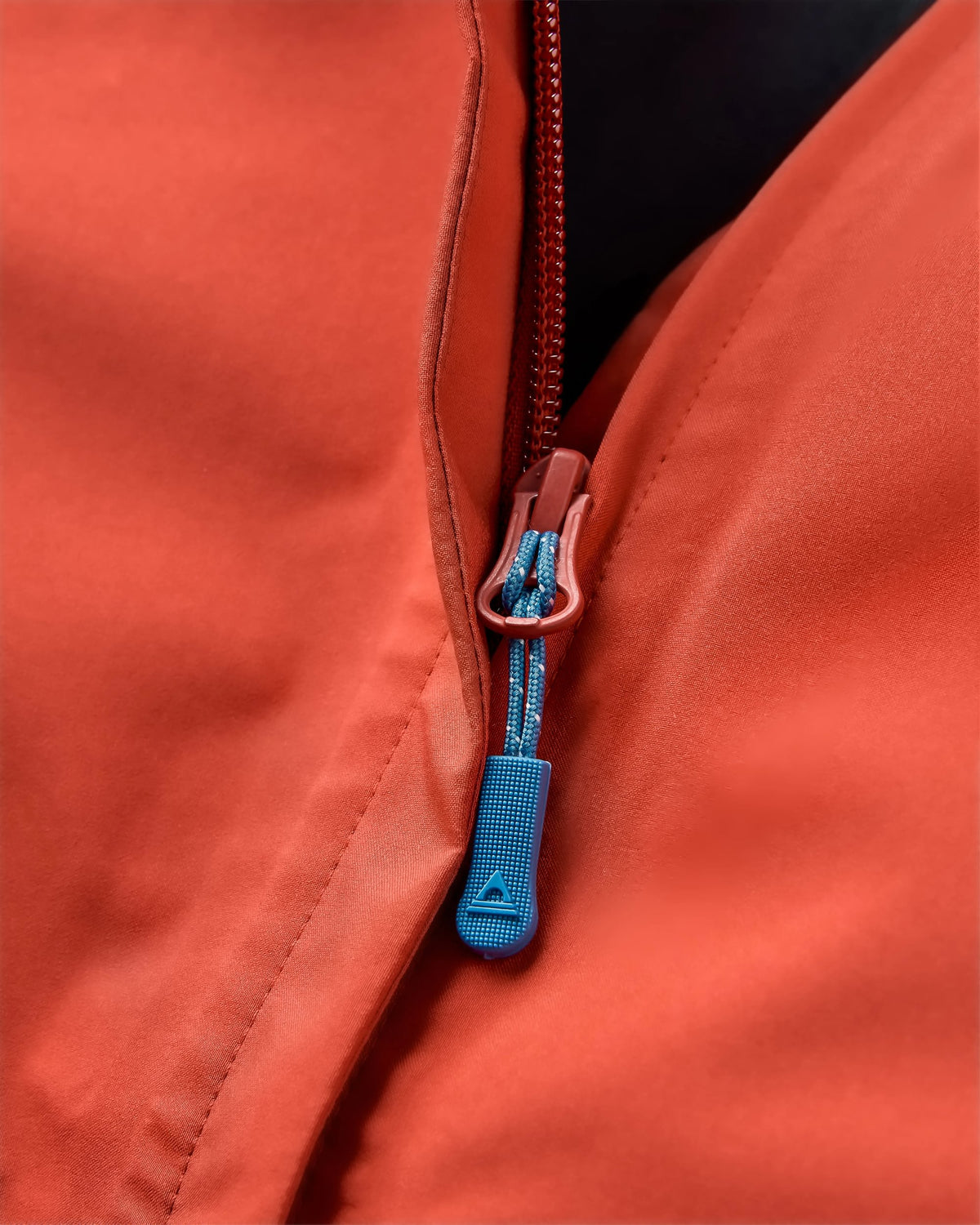 Five Element Waterproof Jacket - Red Ochre - Flatlay