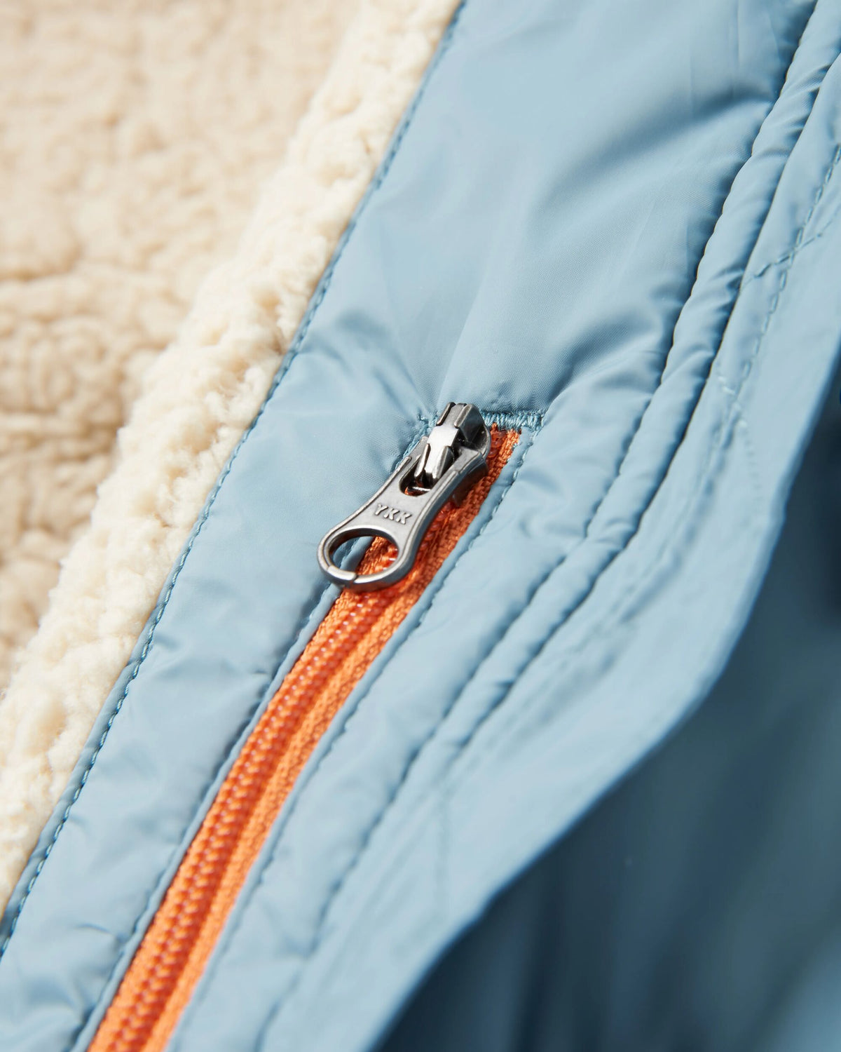 Flora Sherpa Lined Parka - Arctic - Flatlay