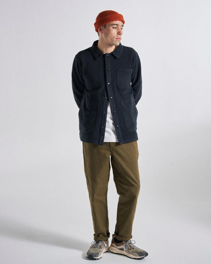 Adapt Polartec® Overshirt - Black - Studio Model