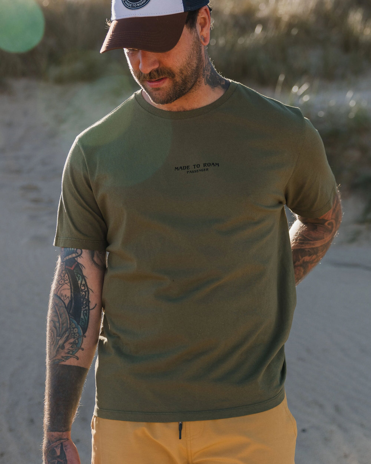 Sundown T-Shirt - Khaki - Lifestyle