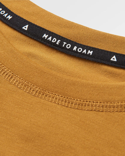 Trail Active T-shirt - Dusty Ochre - Flatlay