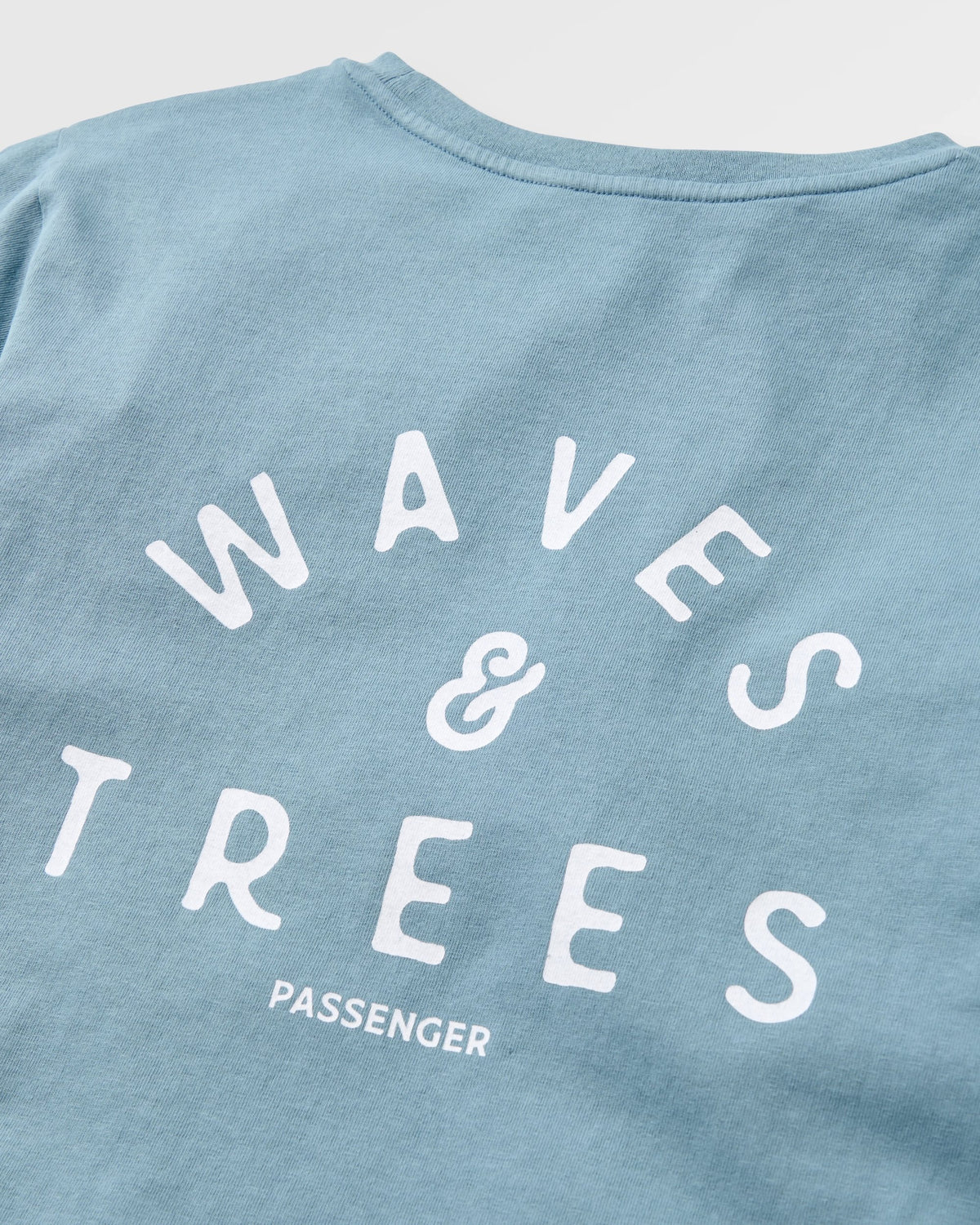 Penida T-Shirt - Stormy Blue  - Flatlay