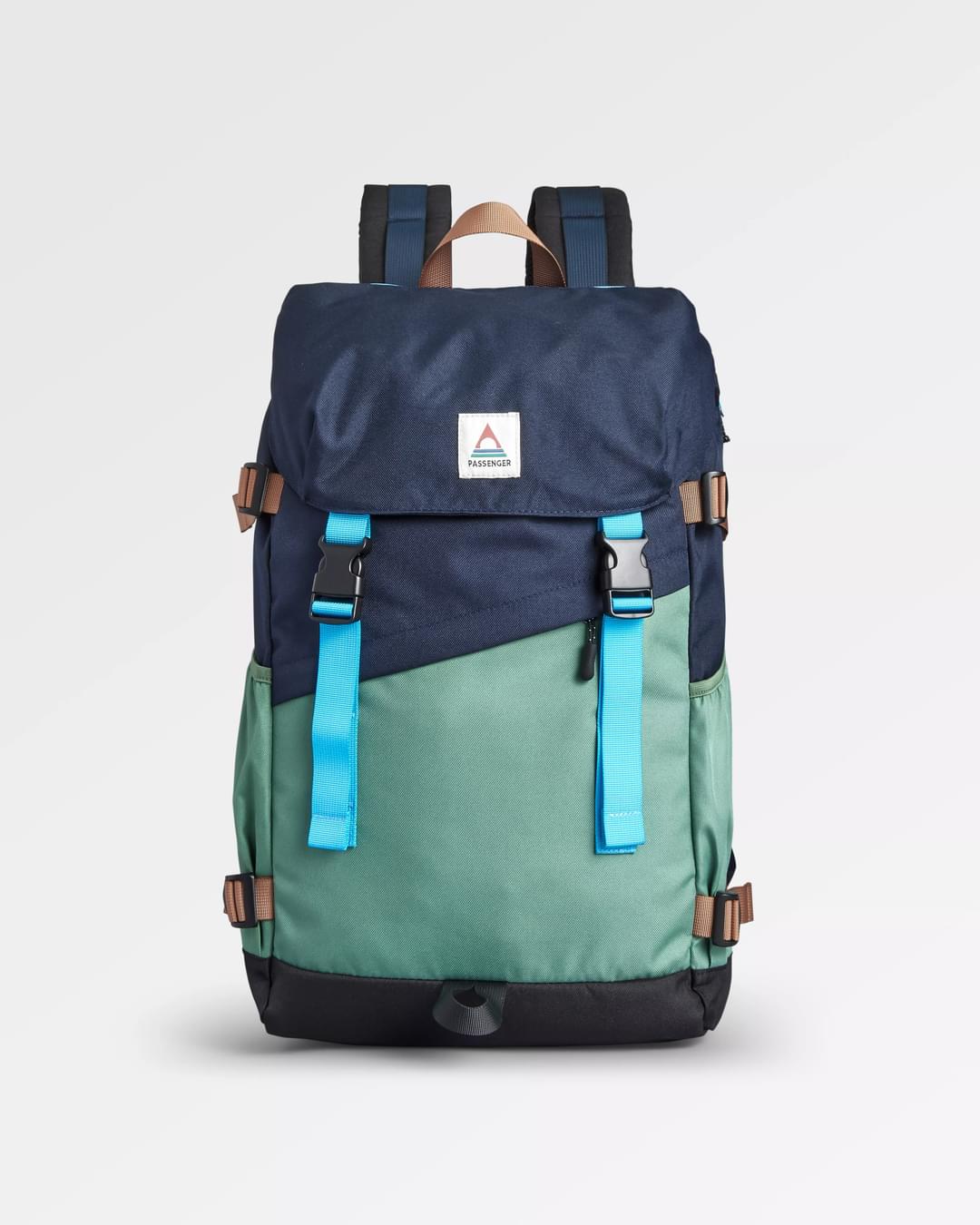 Boondocker 26L Backpack - Deep Navy/Laurel Green - Flatlay