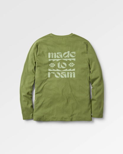 Sunrise LS T-Shirt - Loden Green - Flatlay