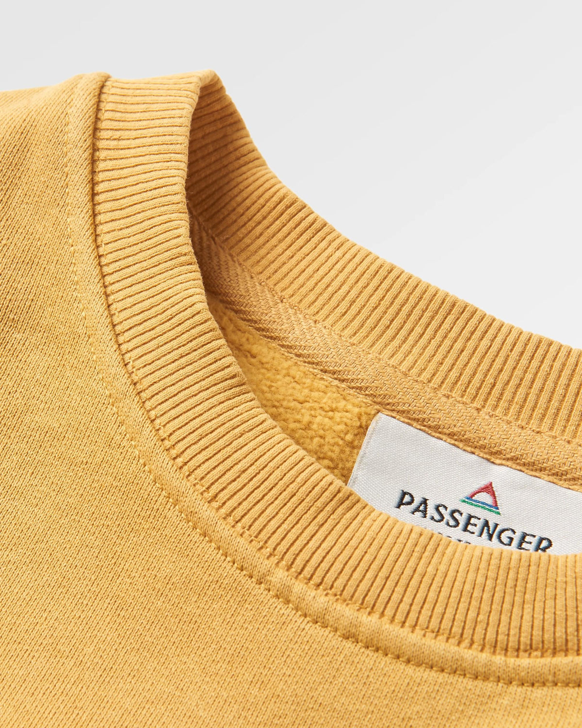 Escapism Regular Fit Sweatshirt - Mustard Gold - Flatlay