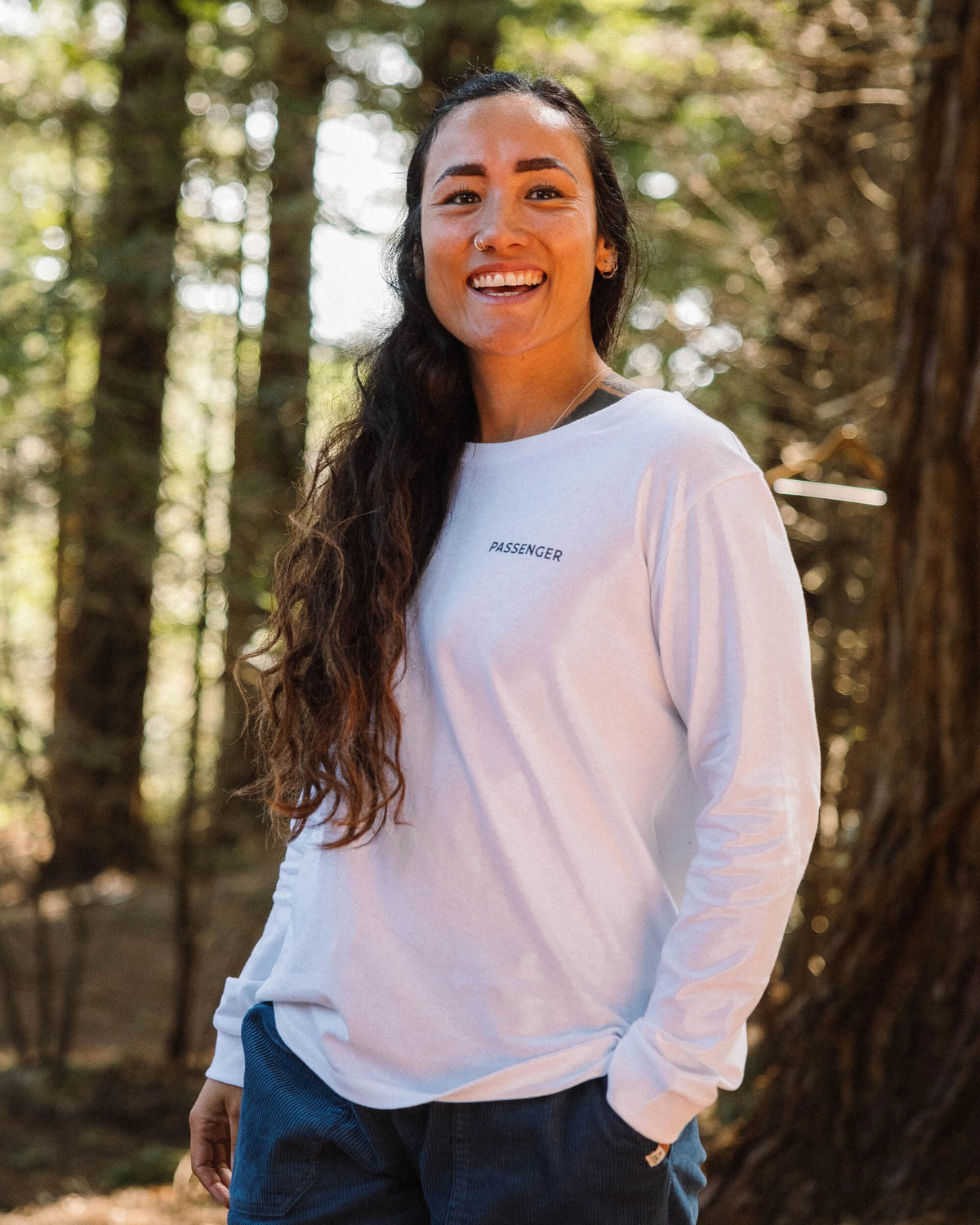 Roamer LS T-Shirt - White - Lifestyle