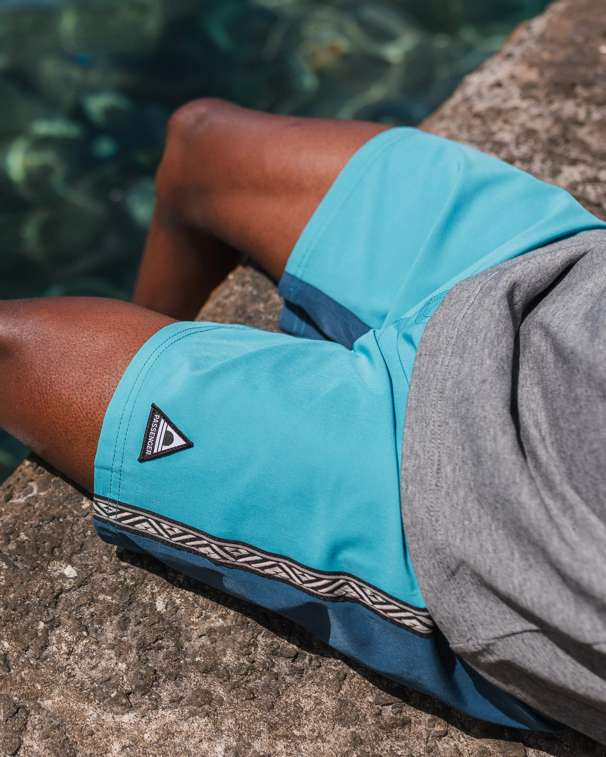 Hollow Boardshort - Blue Pool - Lifestyle