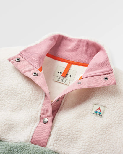 Create Deep-Pile Sherpa Fleece - Pistachio - Flatlay