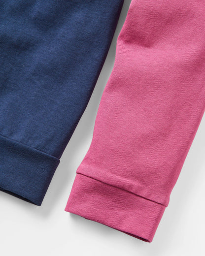 Outlook LS T-Shirt - Mauve Haze - Flatlay