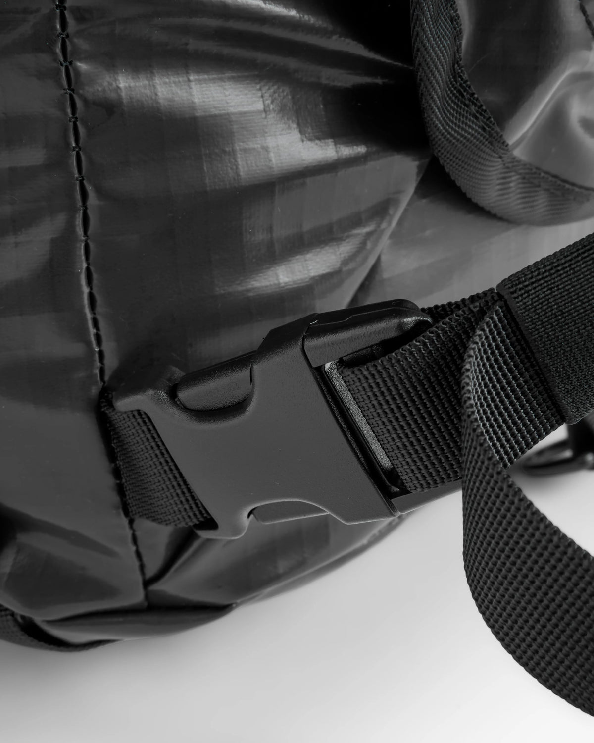 Roamer 60L Duffel Bag - Phantom Black - Flatlay