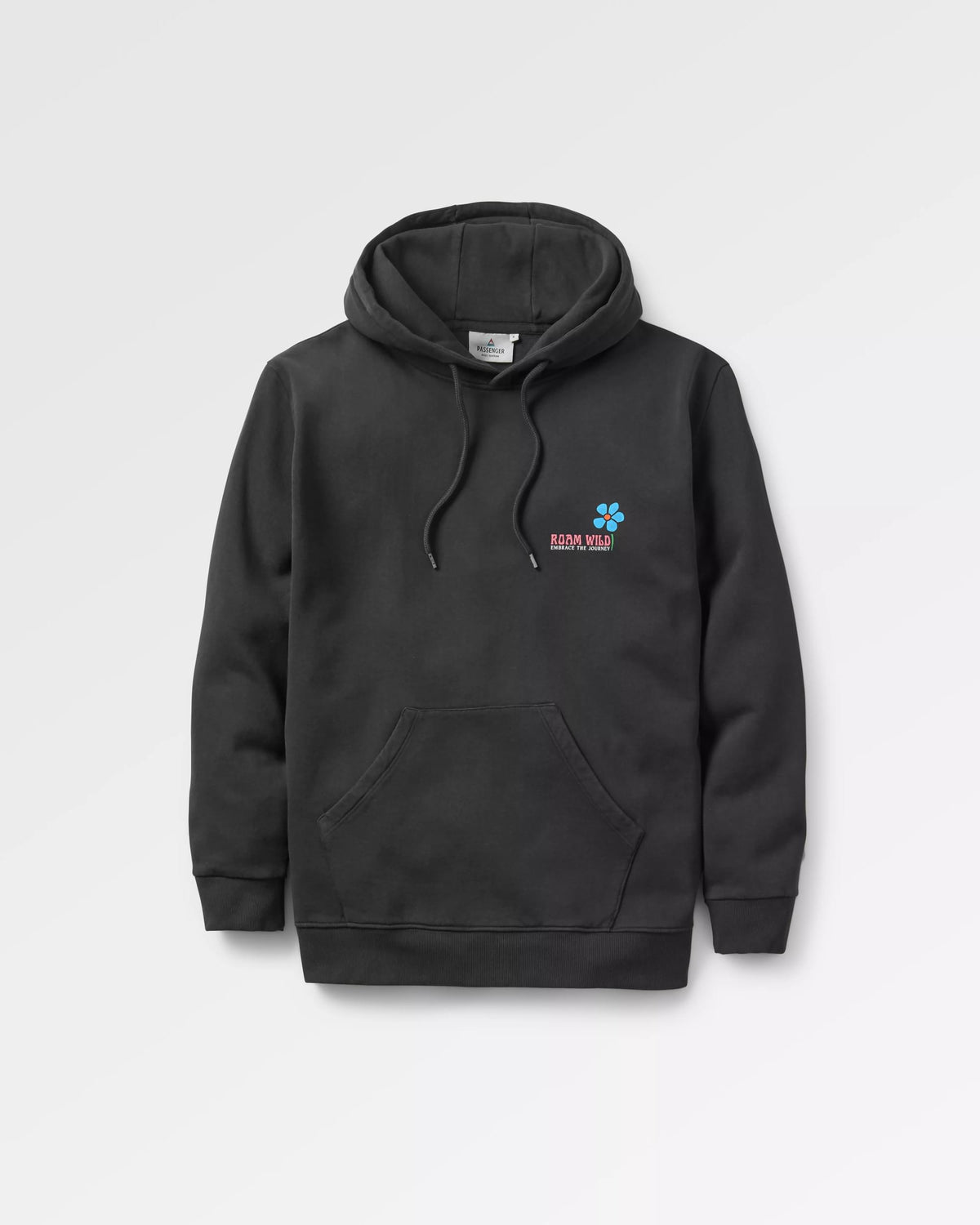 Roam Wild Hoodie - Black - Flatlay