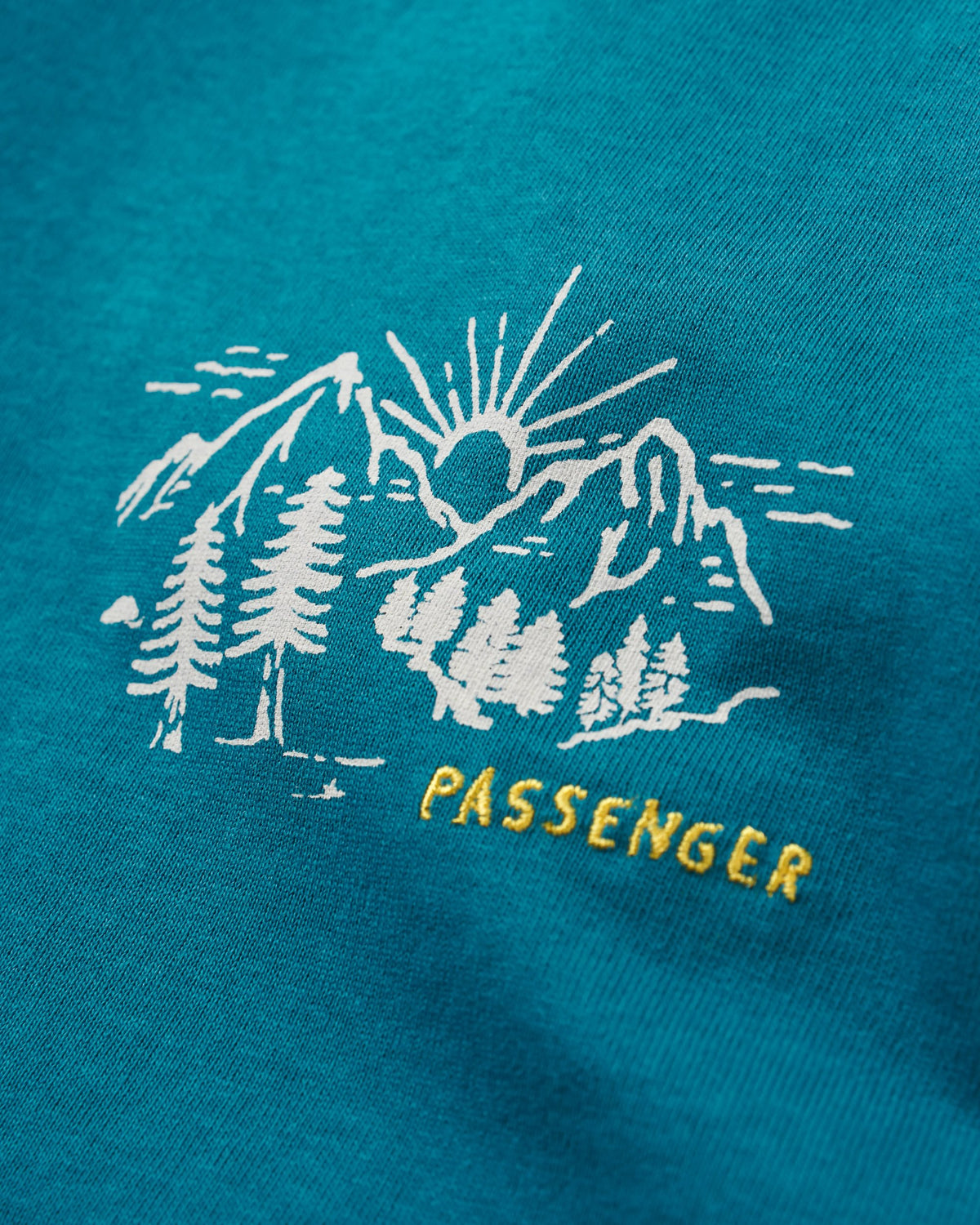 Riser LS T-Shirt - Blue Coral - Flatlay