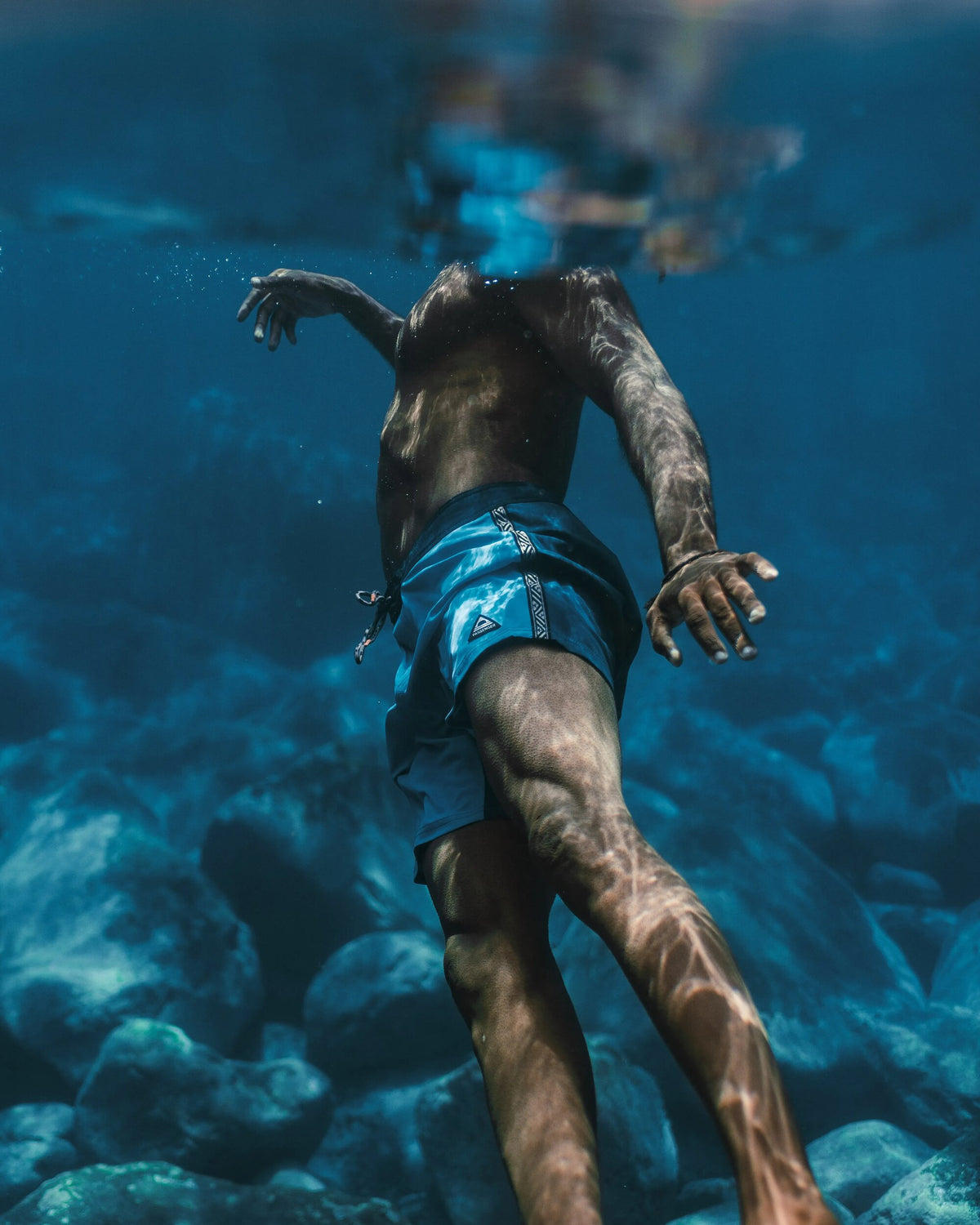 Hollow Boardshort - Blue Pool - Lifestyle