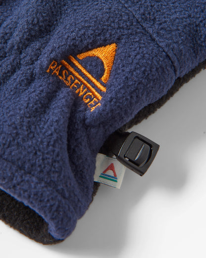 Daytrip Polar Fleece Touch Screen Gloves - Rich Navy - Flatlay
