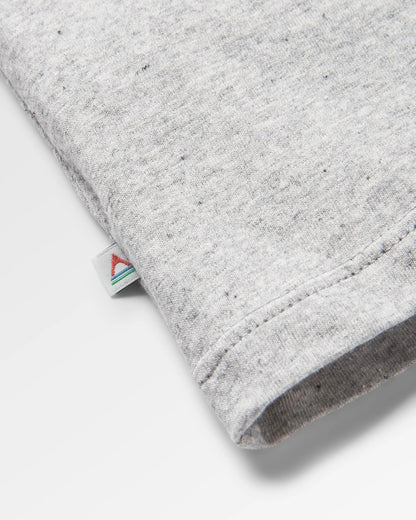 Classic Logo T-Shirt - Mid Grey Marl - Flatlay