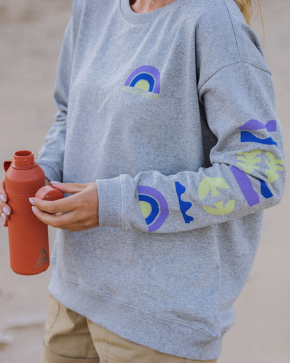 Papercut Sweatshirt - Grey Marl - Lifestyle