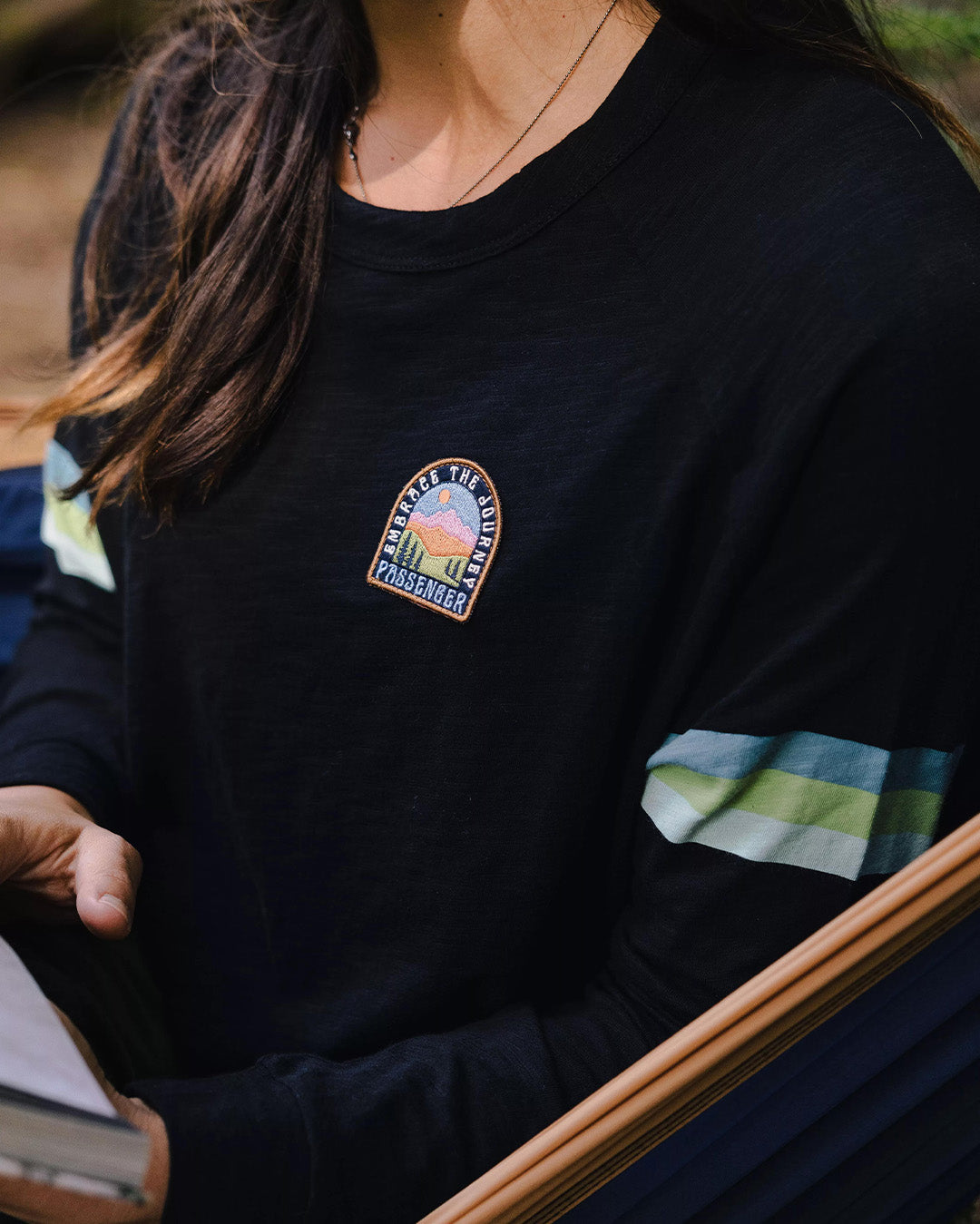 Hope Oversized LS T-Shirt - Black - Lifestyle
