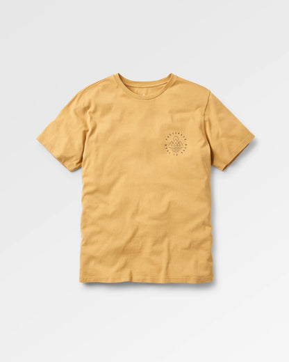 Escapism T-Shirt - Mustard Gold - Flatlay