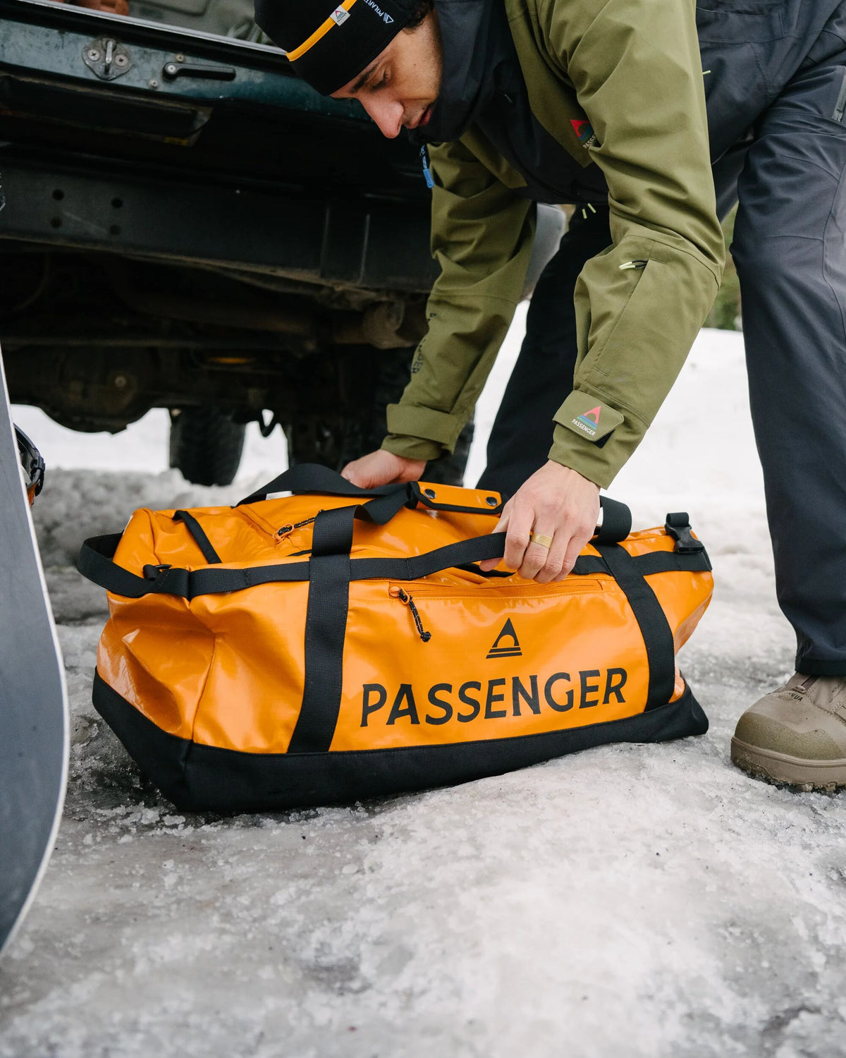 Roamer 60L Duffel Bag - Sunrise Orange - Lifestyle