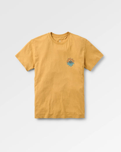 Dune Men's T-Shirt - Spruce Yellow Marl - Flatlay