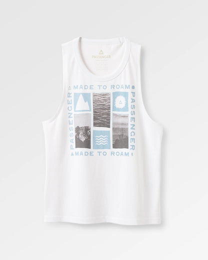 Snapshot Vest - White - Flatlay
