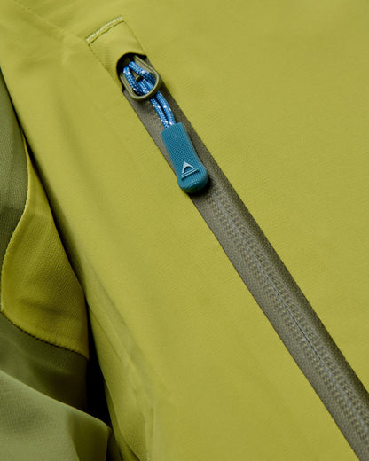 Trailscape Men's 3L Waterproof Jacket - Clover/Tea Green - Flatlay