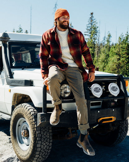 365 Cotton Trouser - Dusty Olive - Lifestyle