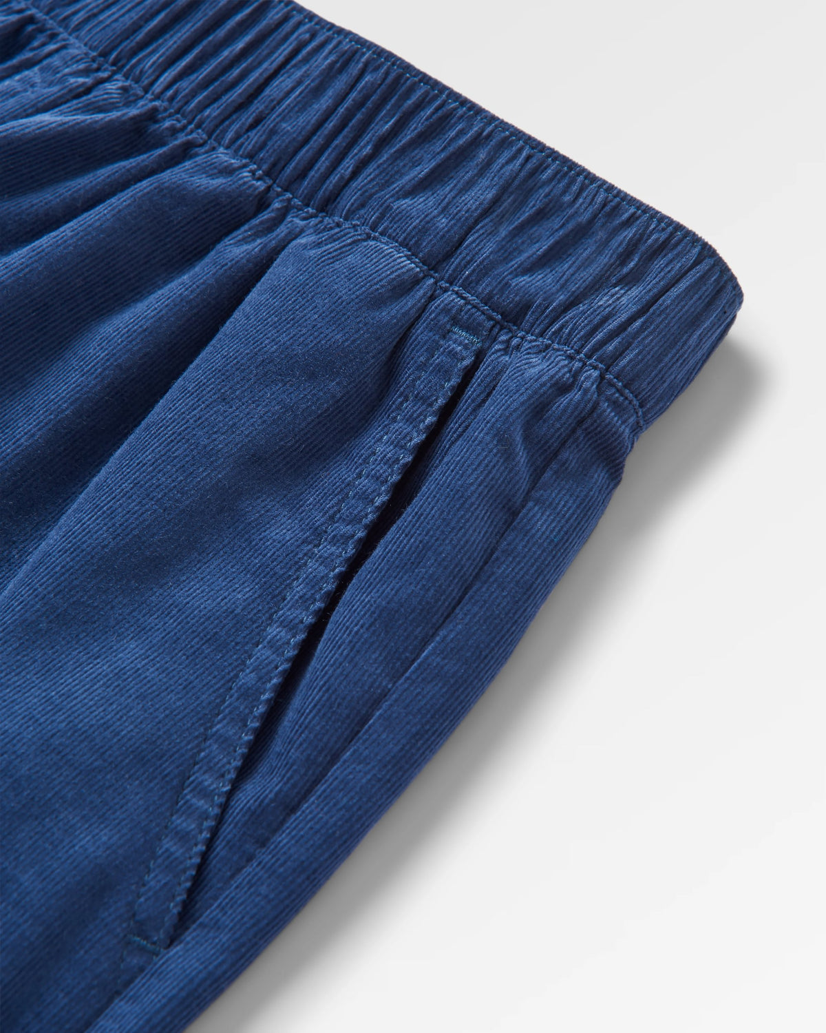 Someday Corduroy Trouser - Dark Denim - Flatlay