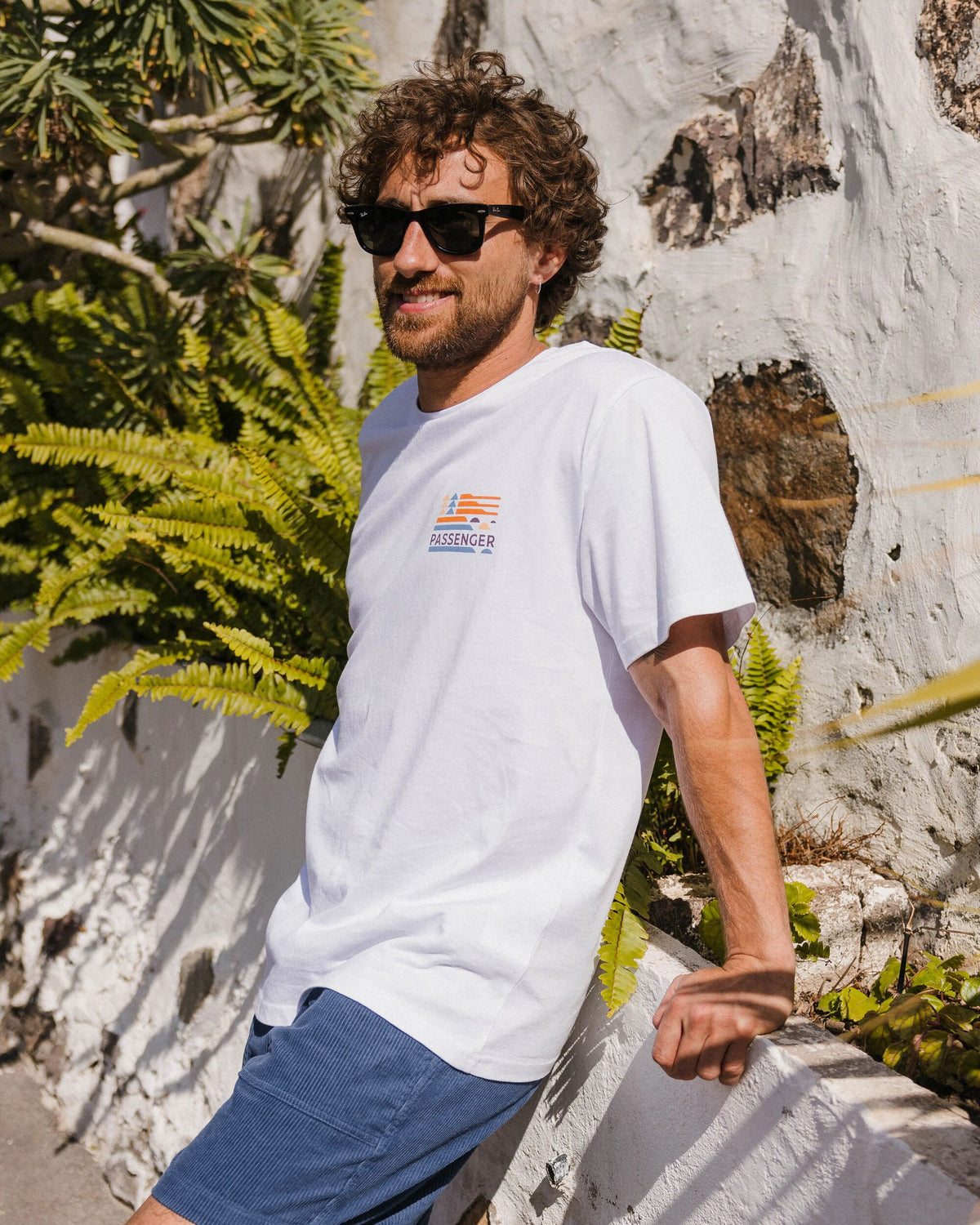 Cutout Cotton T-Shirt - White - Lifestyle