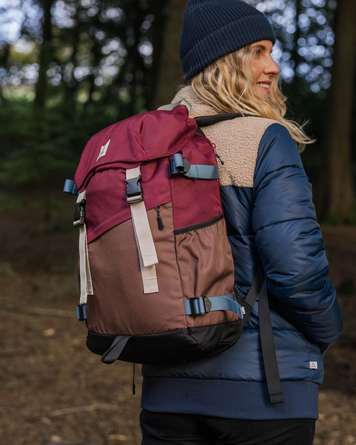 Boondocker 26L Backpack - Burgundy/Chestnut - Lifestyle - Female