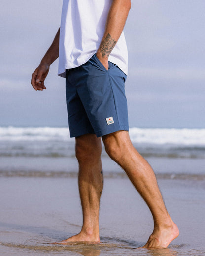 Drifter NetPlus® Lined Beach Short - Dark Denim - Lifestyle