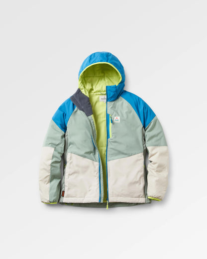 Shasta Lightweight Thermore® Insulated Jacket - Pistachio/Blue Steel - Flatlay