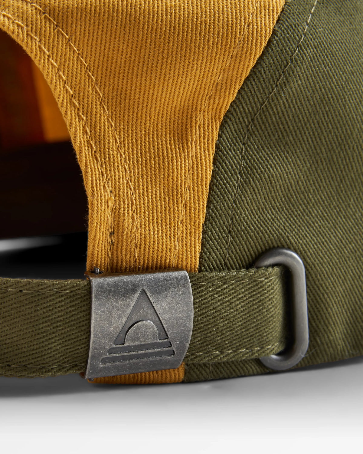 Waves & Trees 5 Panel Cap - Khaki - Flatlay